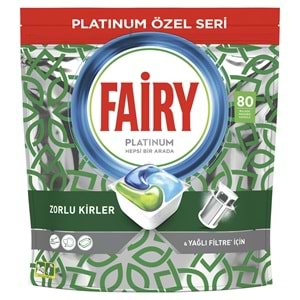 FAİRY PLATINUM TABLET DETERJAN 80 LI