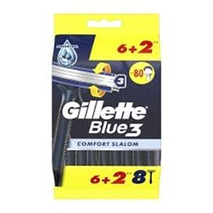 GİLLETTE BLUE 3 TRAS BICAGI 8 LI COMFORT