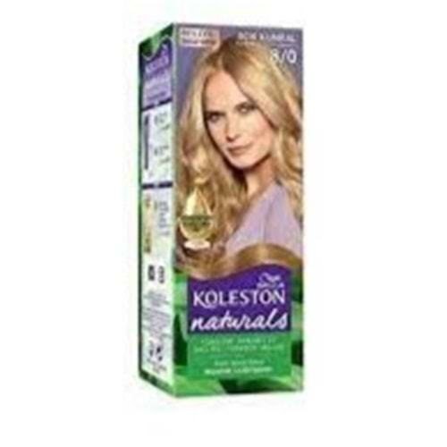 KOLESTON NATURALS SAÇ BOYASI 8/0 AÇIK KUMRAL