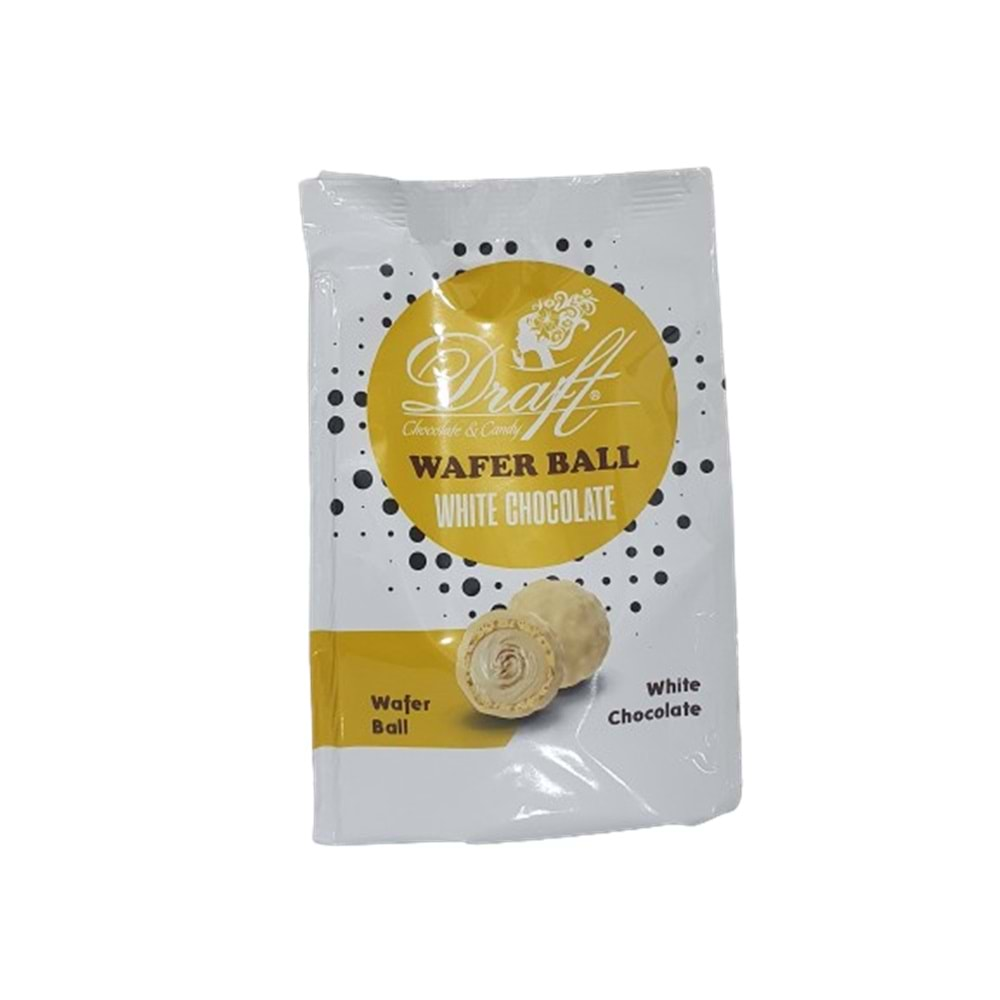 DRAFT WAFER BALL TOP GOFRET 150 GR WHITE