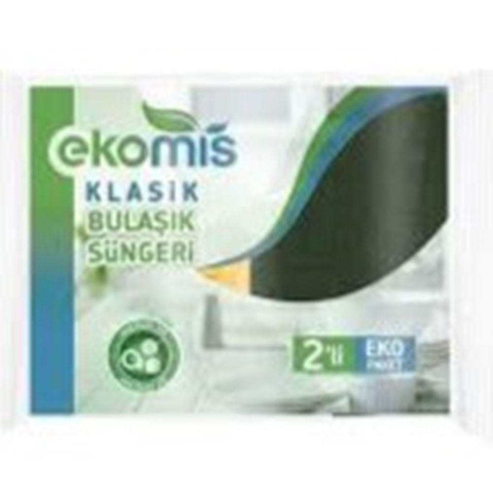 EKOMİS BULASIK SUNGERI 2 LI KLASIK