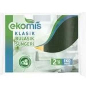 EKOMİS BULASIK SUNGERI 2 LI KLASIK