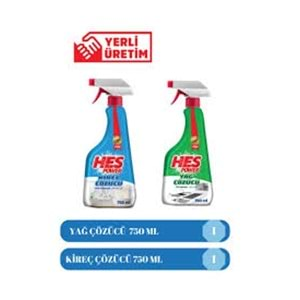 HES YAĞ ÇÖZÜCÜ+KİREÇ ÇÖZÜCÜ 2X750 ML