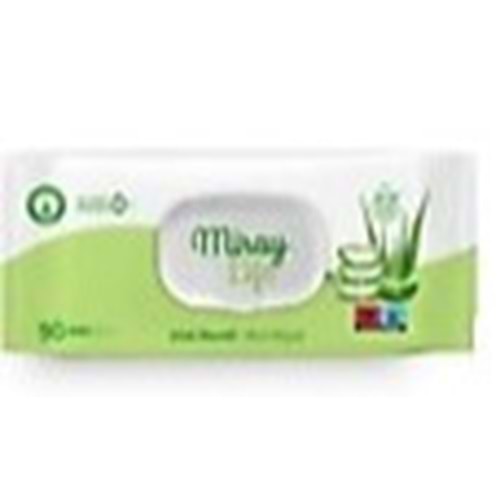 MİRAY ISLAK HAVLU 90 ADET ALOE VERA