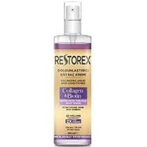 RESTOREX DOLGUNLAŞTIRICE SIVI SAÇ KREMİ 200 ML COLLAGEN&BİOTİN