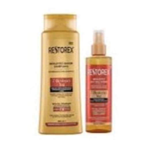 RESTOREX ONARICI ŞAMPUAN+SAÇ KREMİ 500ML+200ML 7 BESLEYİCİ YAĞ
