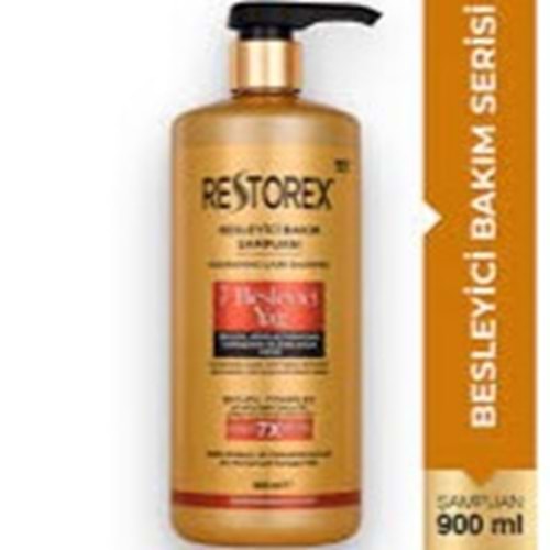 RESTOREX ŞAMPUAN 900 ML 7 BESLEYİCİ YAĞ