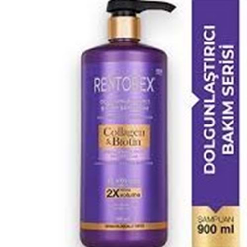 RESTOREX ŞAMPUAN 900 ML DOLGUNLAŞTIRICI BAKIM COLLAGEN&BİOTİN