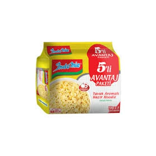 INDOMIE HAZIR NOODLE 5 LI PAKET TAVUKLU