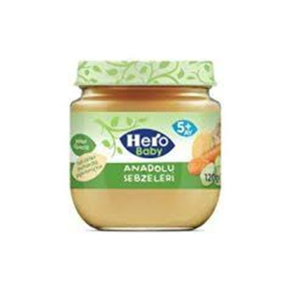 HERO BABY KAVANOZ MAMA 120 GR ANADOLU SEBZELERI