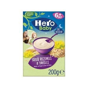 HERO BABY MAMA 200 GR SUTLU REZENELI 8 TAHILLI