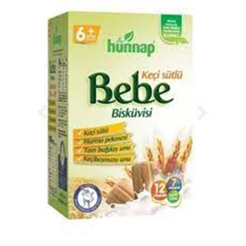 HUNNAP KECI SUTLU BEBE BISKUVISI 400 GR