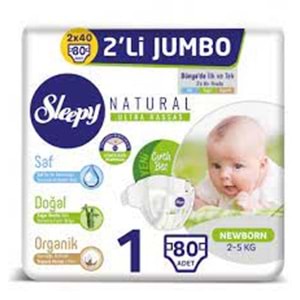 SLEEPY 2 LI JUMBO PAKET 1 YENİ DOĞAN 80'Lİ