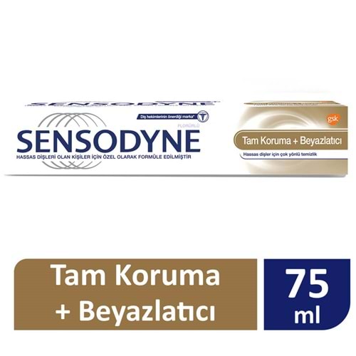 SENSODYNE DIS MACUNU 75 ML TAM KORUMA+BEYAZLATICI