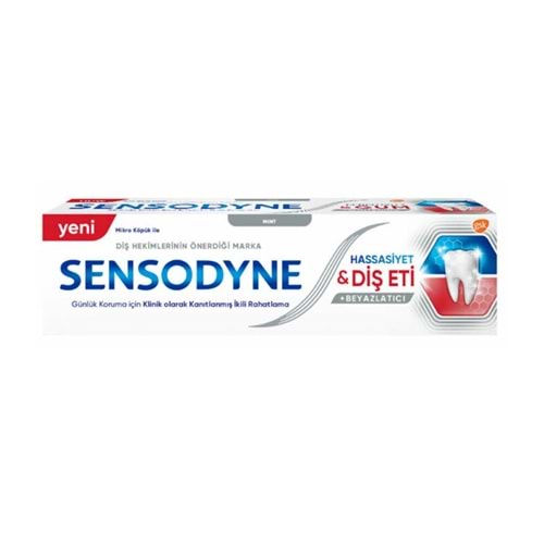 SENSODYNE DIS MACUNU 75 ML HASSASIYET DIS ETI BEYAZLATICI