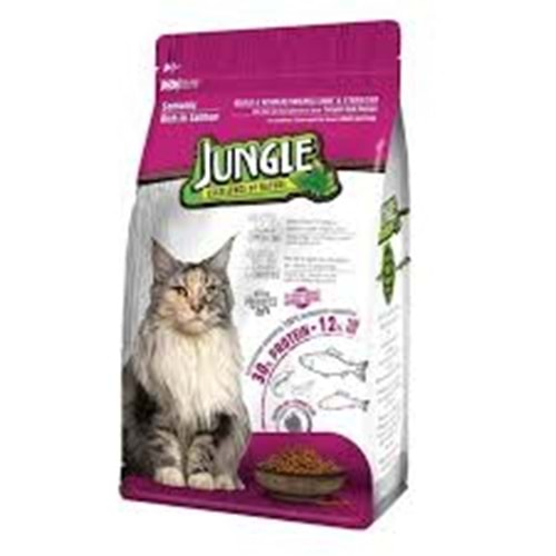 JUNGLE KISIRLASTIRILMIS KEDI MAMASI 500 GR SOMONLU