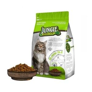 JUNGLE YETISKIN KEDI MAMASI 500 GR TAVUKLU BALIKLI