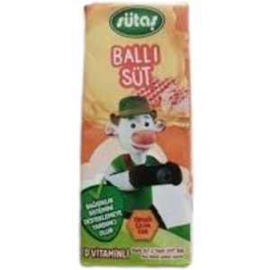 SÜTAŞ BALLI SÜT 180 ML D VİTAMİNLİ