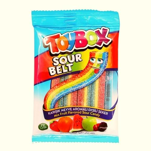 TOYBOX EKSILI ŞEKER 80 GR SOUR BELT