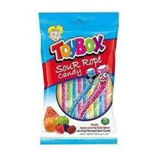 TOYBOX EKSILI ŞEKER 80 GR SOUR ROPE