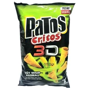 PATOS CRİTOS 3D 115 GR SÜT MISIR AROMALI