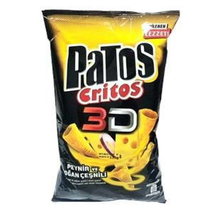 PATOS CRİTOS 3D 115 GR SÜT PEYNİR VE SOĞAN ÇEŞNİLİ