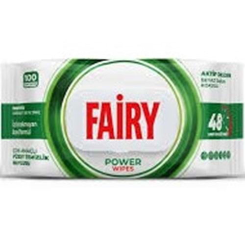 FAİRY ÇOK AMAÇLI ISLAK YÜZEY TEMİZLİK HAVLUSU 100 ADET BEYAZ SABUN
