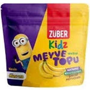 ZÜBER GLUTENSIZ KIDS MEYVE TOPU 42 GR MUZLU