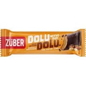 ZÜBER GLUTENSIZ DOLU DOLU BAR 30 GR YER FISTIKLI