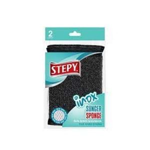 STEPY INOX BULASIK SUNGERI 2 LI