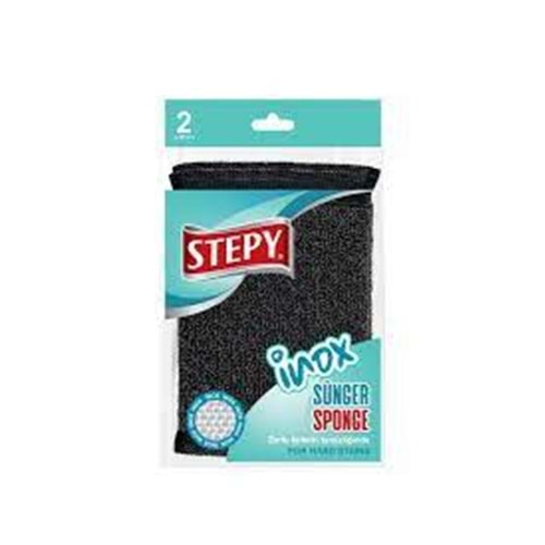 STEPY INOX BULASIK SUNGERI 2 LI