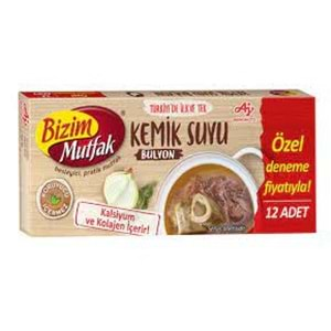 BİZİM KEMIK SUYU BULYON 12 LI