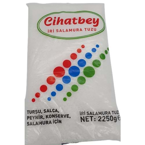 CİHATBEY IRI SALAMURA TUZ 2250 GR