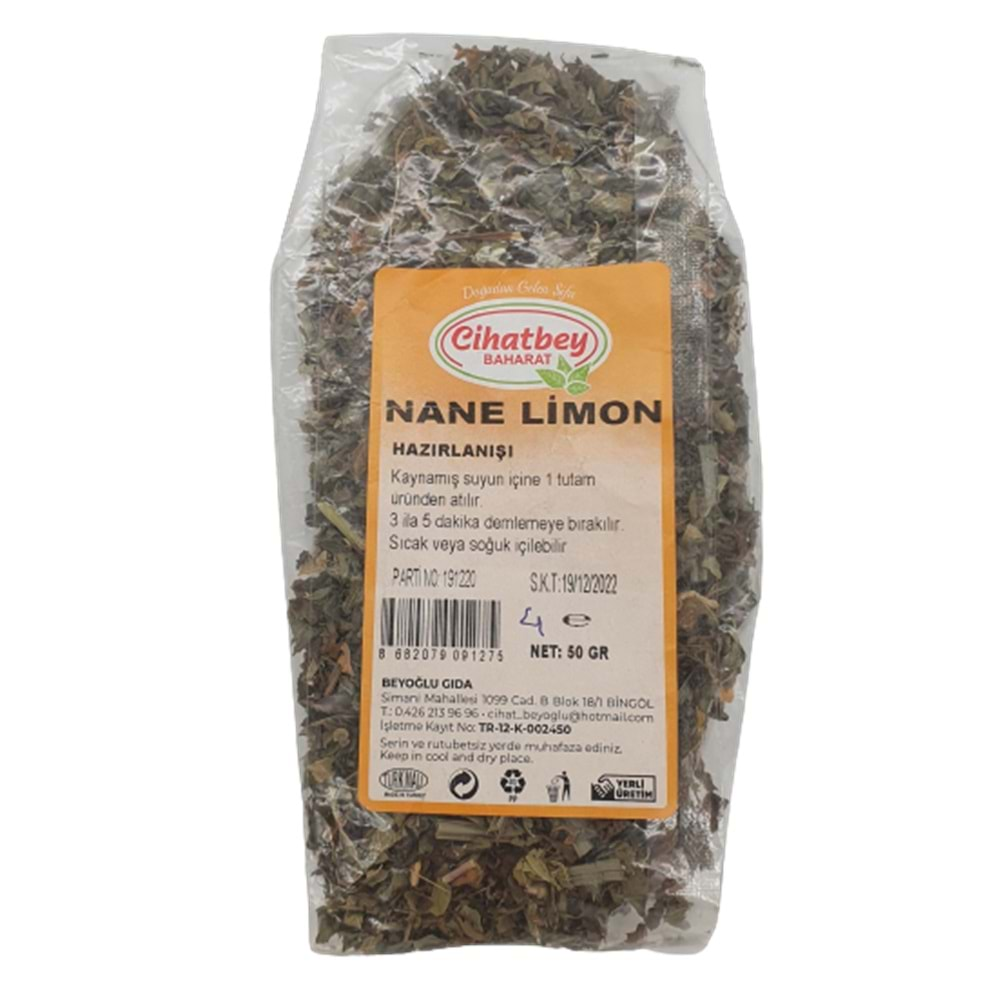 CİHATBEY NANE LIMON 50 GR