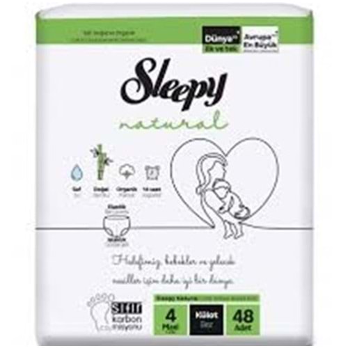 SLEEPY NATURAL KULOT BEZ 4 MAXI 48 LI