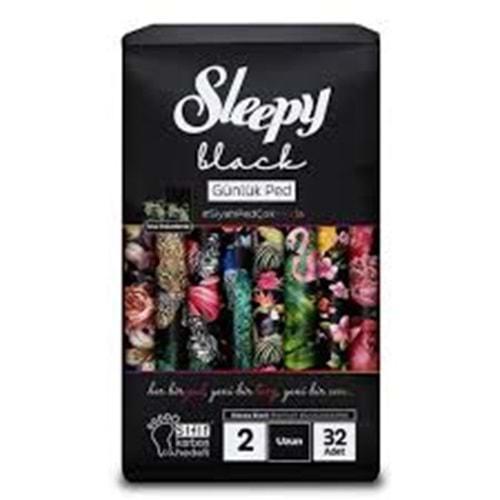 SLEEPY BLACK GUNLUK PED 32 LI UZUN