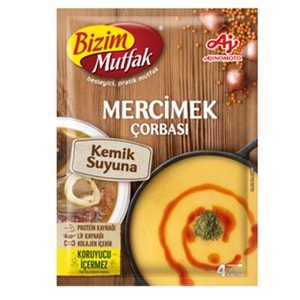 BİZİM KEMIK SULU HAZIR CORBA 72 GR MERCIMEK