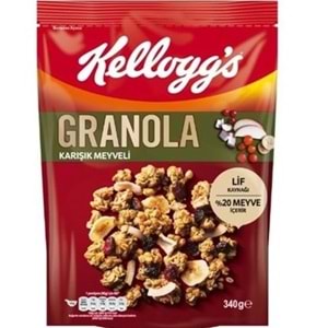 KELLOGGS GRANOLA 340 GR KARISIK MEYVELI