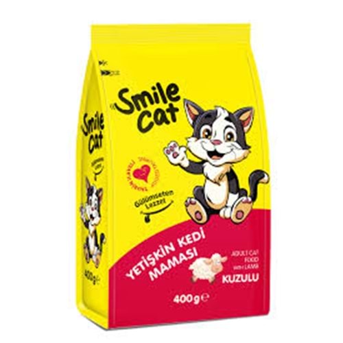 SMİLE YETISKIN KEDI MAMASI 400 GR KUZULU