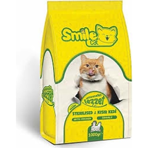 SMILE KISIR KEDI MAMASI 1000 GR TAVUKLU