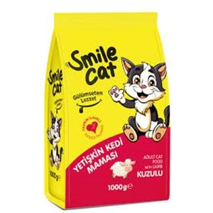 SMILE YETISKIN KEDI MAMASI 1000 GR KUZULU