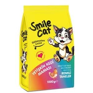 SMILE YETISKIN KEDI MAMASI 1000 GR MULTI COLOR