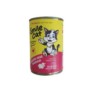 SMILE KONSERVE YETISKIN KEDI MAMASI 400 GR KUZULU