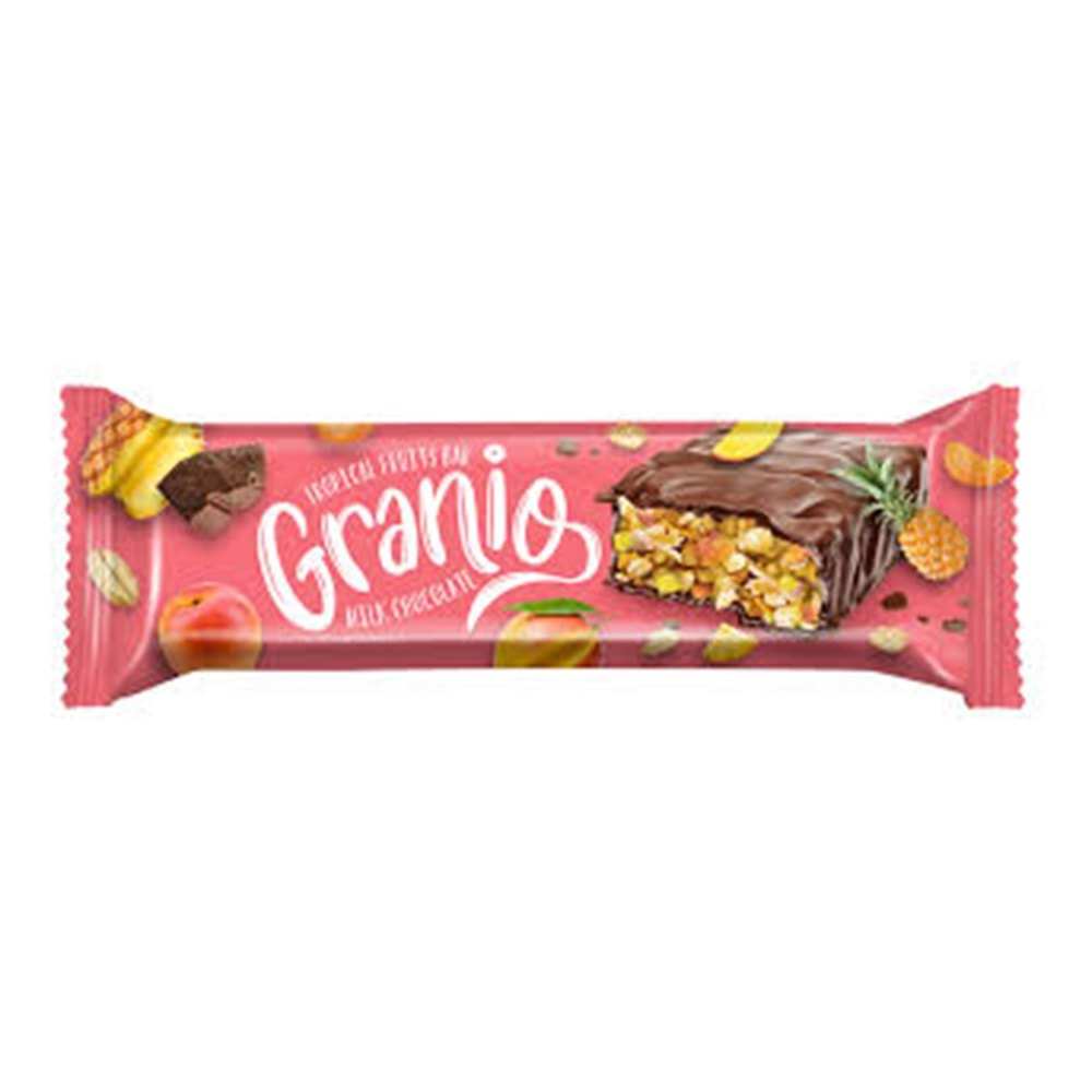 GRANİO IRPICAL FRUITS BAR ÇİKOLATA 40 GR