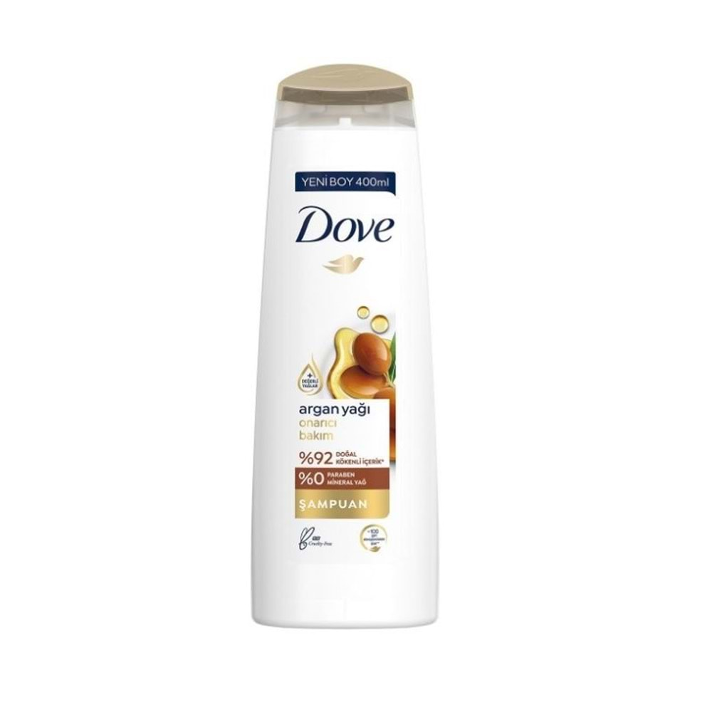 DOVE ŞAMPUAN 400 ML ONARICI BAKIM ARGAN YAĞI