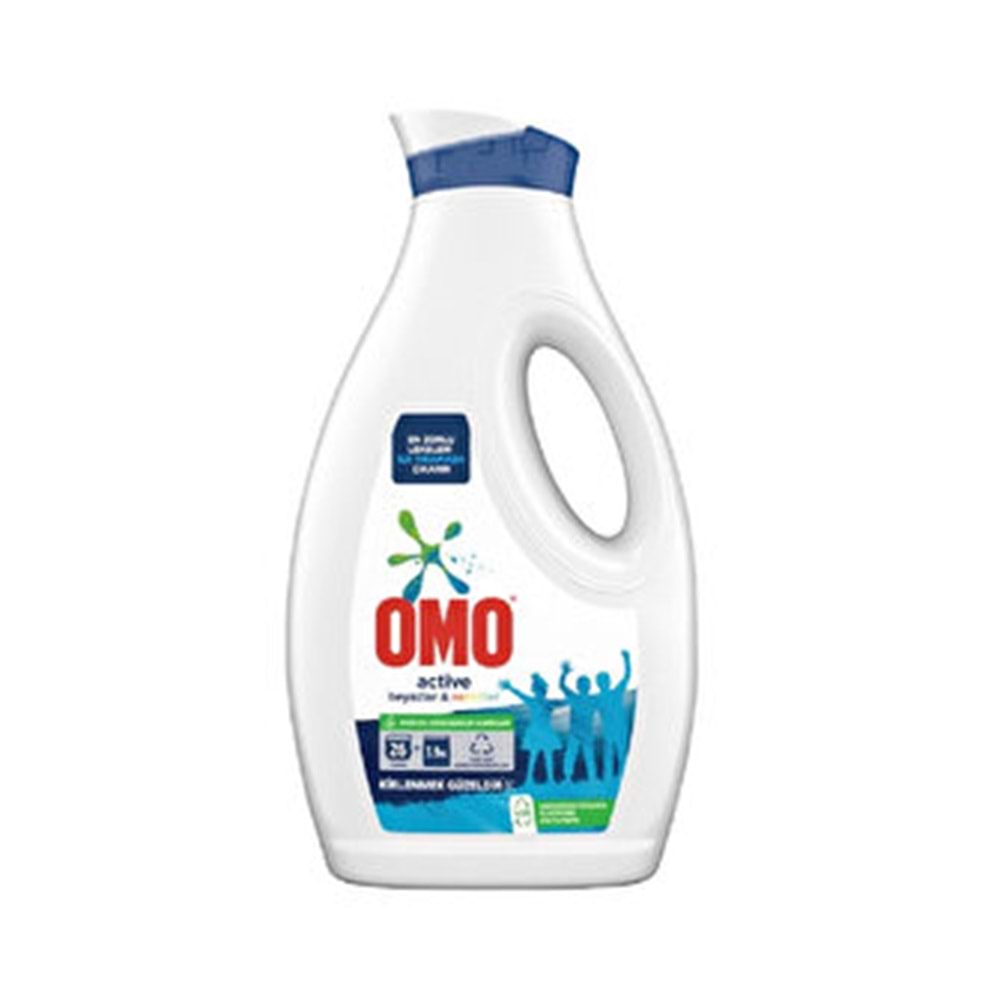 OMO SIVI ÇAMAŞIR DETERJANI 1690 ML ACTIVE BEYAZ+RENKLİ