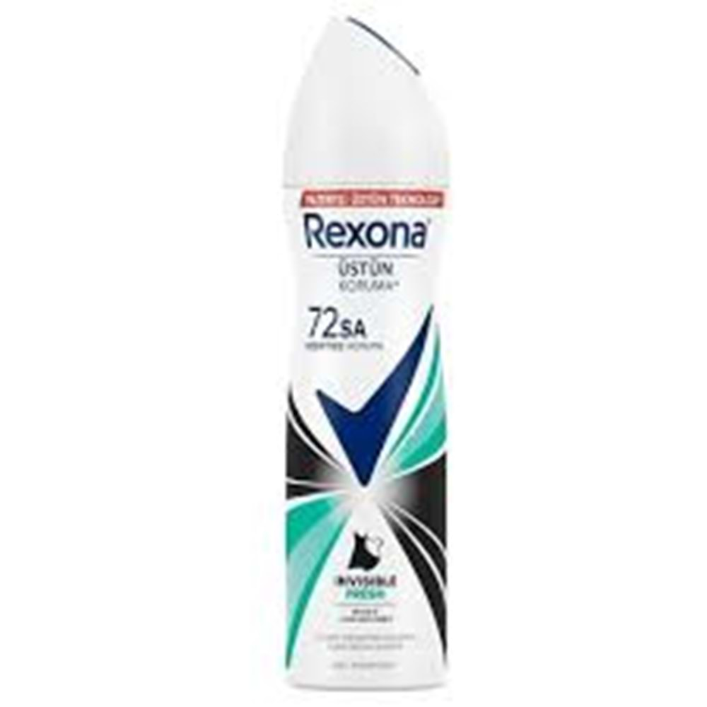 REXONA DEODORANT 150 ML INVISIBLE FRESH