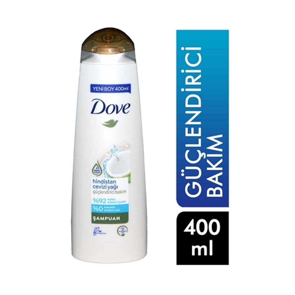 DOVE ŞAMPUAN 400 ML HİNDİSTAN CEVİZİ