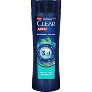 CLEAR MEN ŞAMPUAN&DUŞ JELİ 350 ML MENTOL