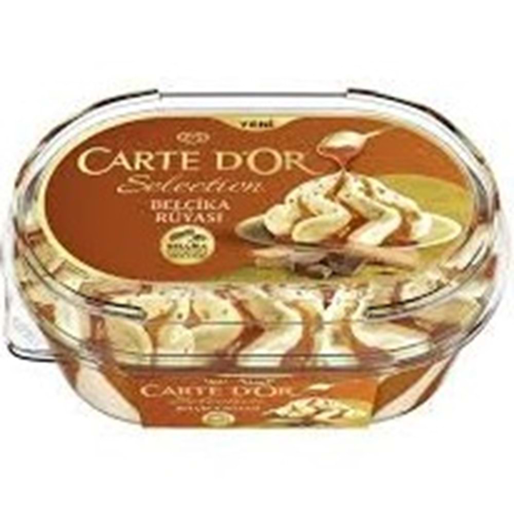 ALGİDA CARTE DOR AİLE BOYU DONDURMA 800 ML BELÇİKA RÜYASI